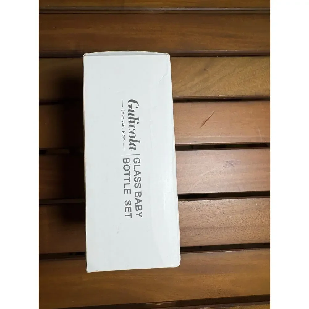 Gulicola Natural Glass Baby Bottle